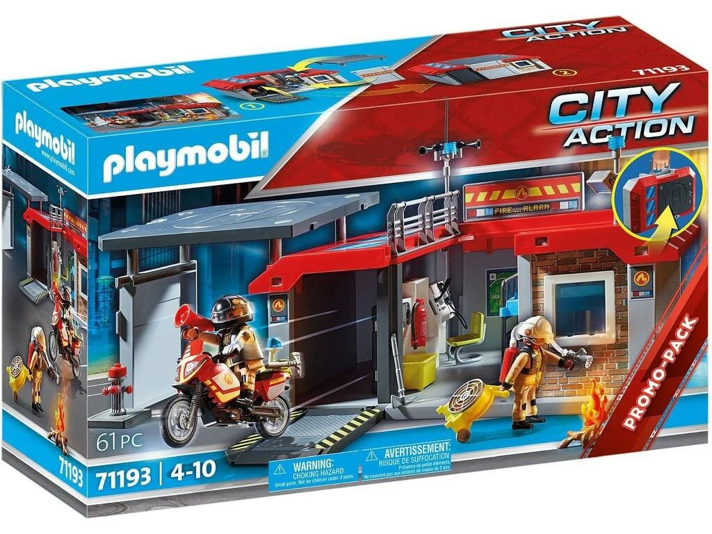 Playmobil Parque de Bomberos 71193 Playmobil Parque De Bomberos 71193 -Niños Juguetes Tienda 1999964611g00