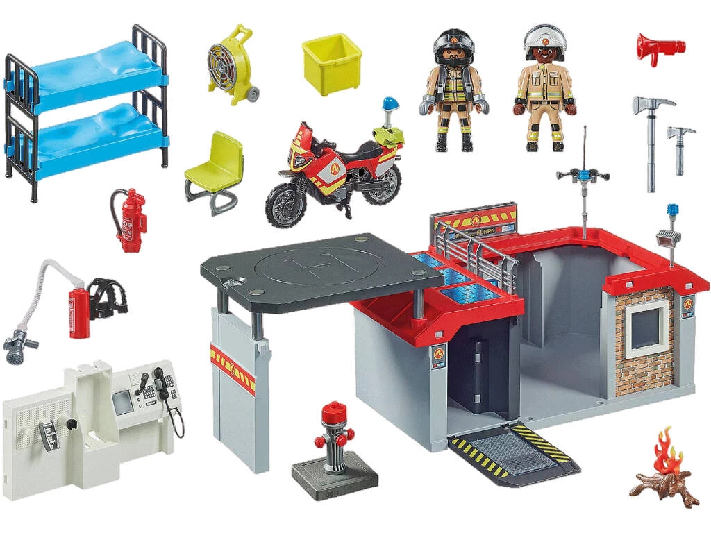 Playmobil Parque de Bomberos 71193 Playmobil Parque De Bomberos 71193 -Niños Juguetes Tienda 1999964611g01