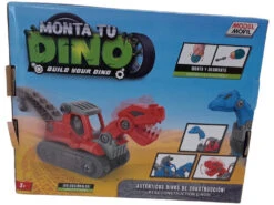 Monta Tu Dino Camión De La Basura Verde, Amarillo Y Gris Con Herramienta -Niños Juguetes Tienda 1999965247g03