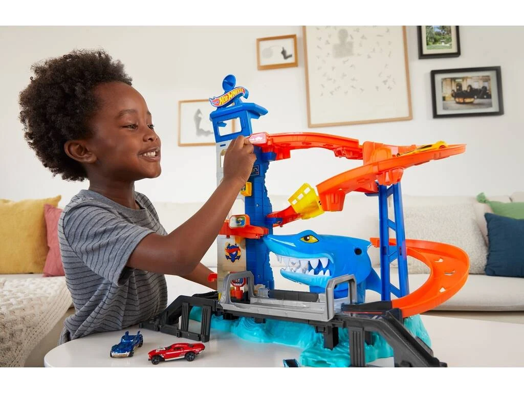 Hot Wheels City Mordisco Del Tiburón Mattel HDP06 Hot Wheels City Mordisco Del Tiburón Mattel HDP06 -Niños Juguetes Tienda 1999965762g01