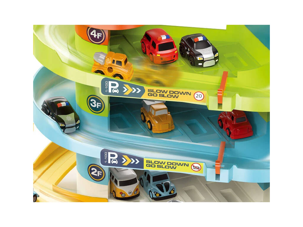 Súper Parking 4 Plantas y 6 Coches Súper Parking 4 Plantas Y 6 Coches -Niños Juguetes Tienda 1999965867g05