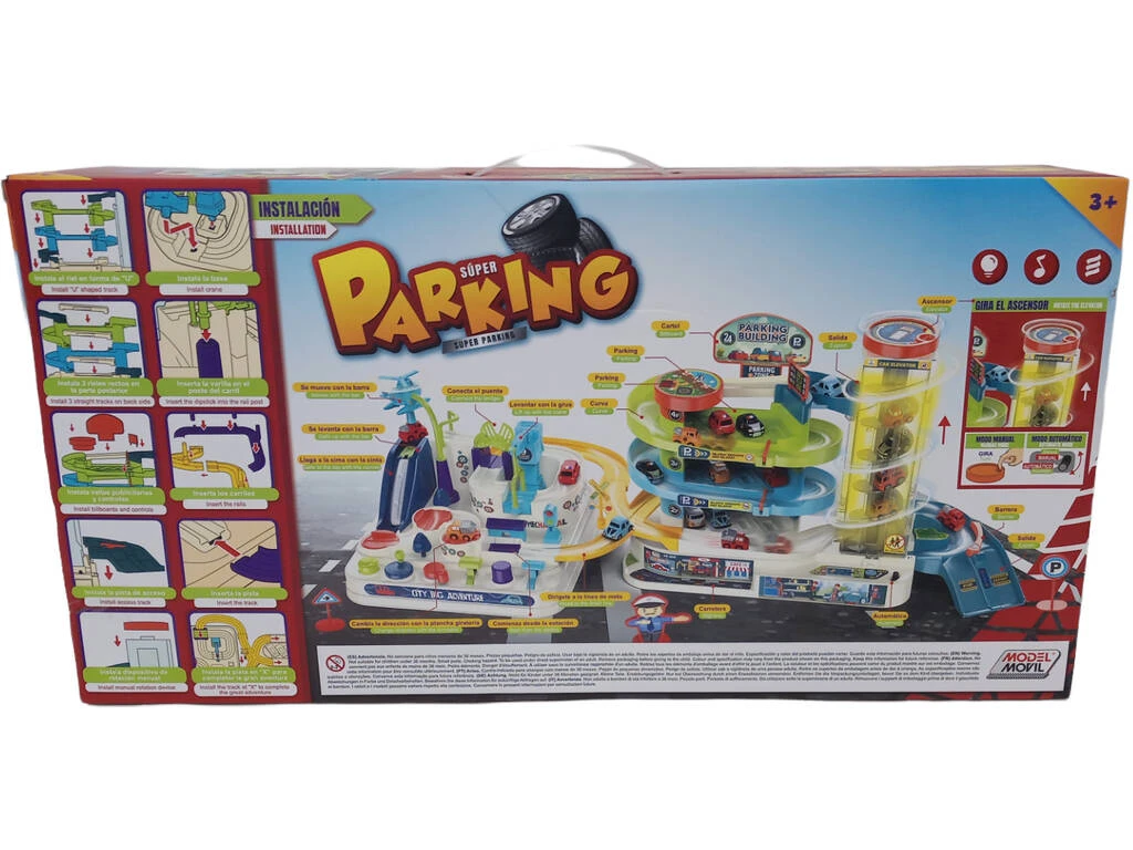 Súper Parking 4 Plantas y 6 Coches Súper Parking 4 Plantas Y 6 Coches -Niños Juguetes Tienda 1999965867g07