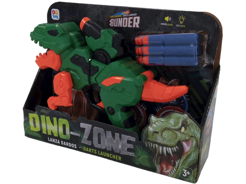 Dinosaurio Verde Lanza Dardos con 6 Dardos Dinosaurio Verde Lanza Dardos Con 6 Dardos -Niños Juguetes Tienda 1999966248g01