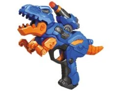 Dinosaurio Azul Lanza Dardos Con 6 Dardos