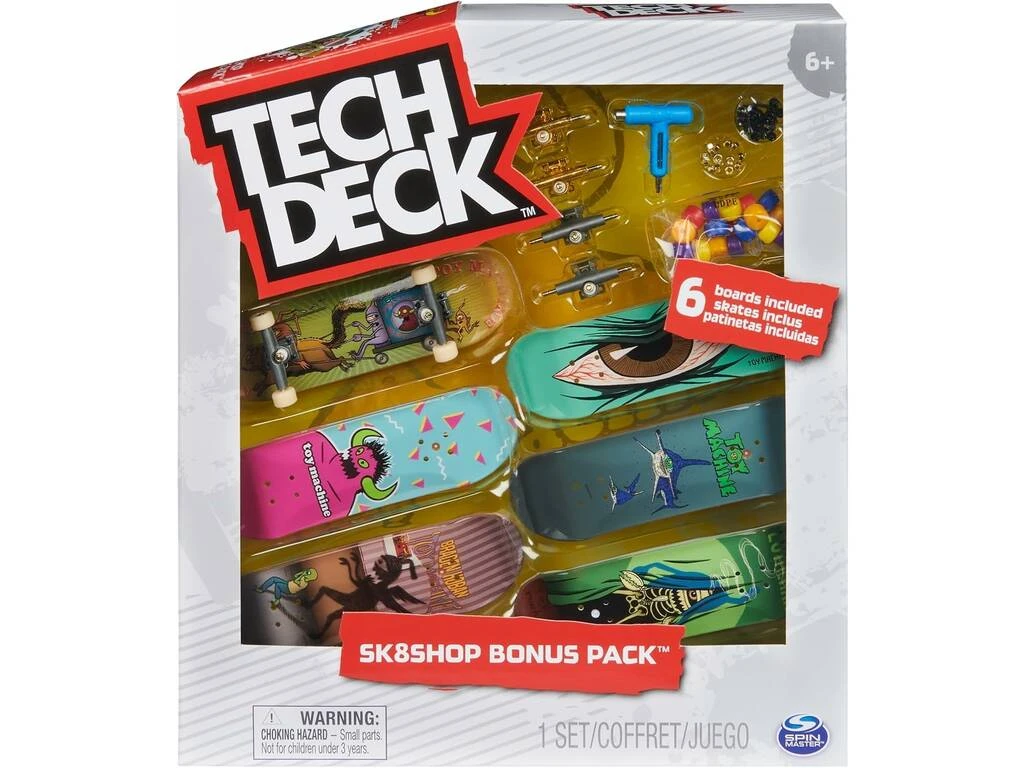 Tech Deck Skate Shop Bonus Pack Spin Master 6028845 Tech Deck Skate Shop Bonus Pack Spin Master 6028845 -Niños Juguetes Tienda 1999966408g00