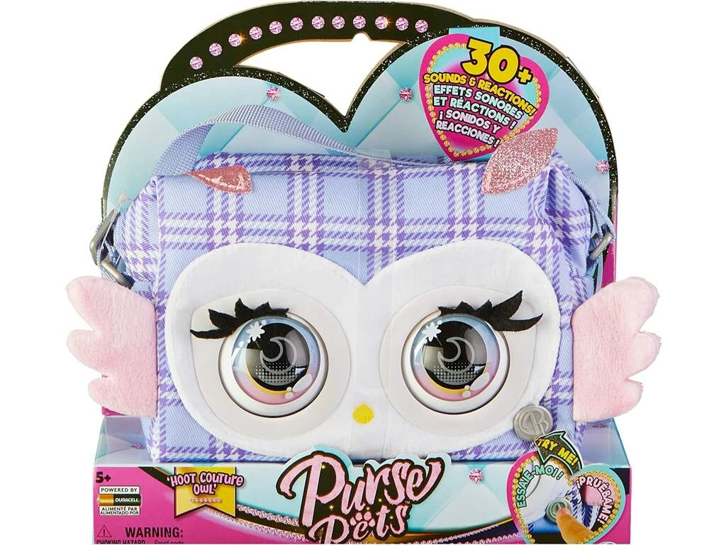 Purse Pet Bolso Interactivo Búho Spin Master 6064118 Purse Pet Bolso Interactivo Búho Spin Master 6064118 -Niños Juguetes Tienda 1999966416g00