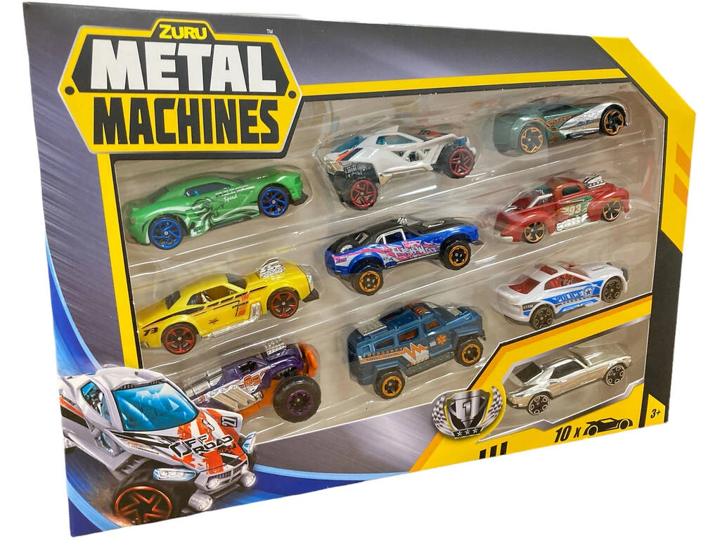 Metal Machines Pack 10 Coches de Metal Zuru 11012848 Metal Machines Pack 10 Coches De Metal Zuru 11012848 -Niños Juguetes Tienda 1999966445g00