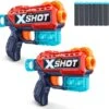 X-Shot Kickback Set 2 Pistolas Con 8 Dardos Zuru 36202 1 X-Shot Kickback Set 2 Pistolas Con 8 Dardos Zuru 36202 -Niños Juguetes Tienda 1999966450g00