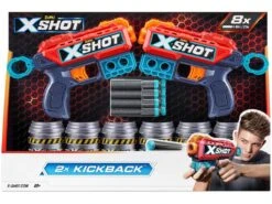 X-Shot Kickback Set 2 Pistolas Con 8 Dardos Zuru 36202 -Niños Juguetes Tienda 1999966450g01