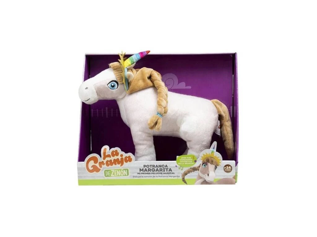 La Granja De Zenón Peluche Potranca Margarita Bandai AR80008 La Granja De Zenón Peluche Potranca Margarita Bandai AR80008 -Niños Juguetes Tienda 1999966756g01