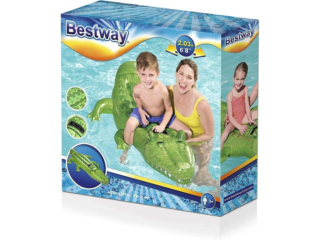 Cocodrilo Hinchable Infantil 203x117 cm. Bestway 41011 Cocodrilo Hinchable Infantil 203x117 Cm. Bestway 41011 -Niños Juguetes Tienda 1999966796g01