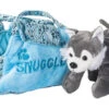 Perro Peluche Con Bolso Azul