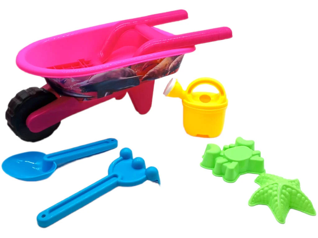 Set Carretilla Rosa 3D Flamingo 6 Piezas de Diverbeach Set Carretilla Rosa 3D Flamingo 6 Piezas De Diverbeach -Niños Juguetes Tienda 1999967269g00
