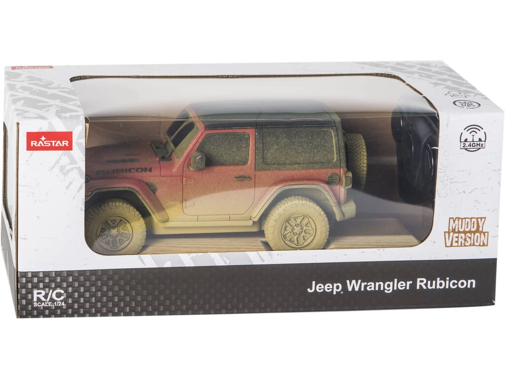 Radio Control 1:24 Jeep Wrangler Rubicorn Muddy Version Radio Control 1:24 Jeep Wrangler Rubicorn Muddy Version -Niños Juguetes Tienda 1999967413g01