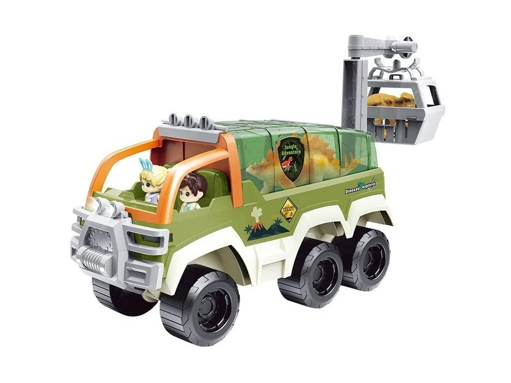 Furgoneta Explora Dinosaurios con Luces y Sonidos Furgoneta Explora Dinosaurios Con Luces Y Sonidos -Niños Juguetes Tienda 1999967888g00