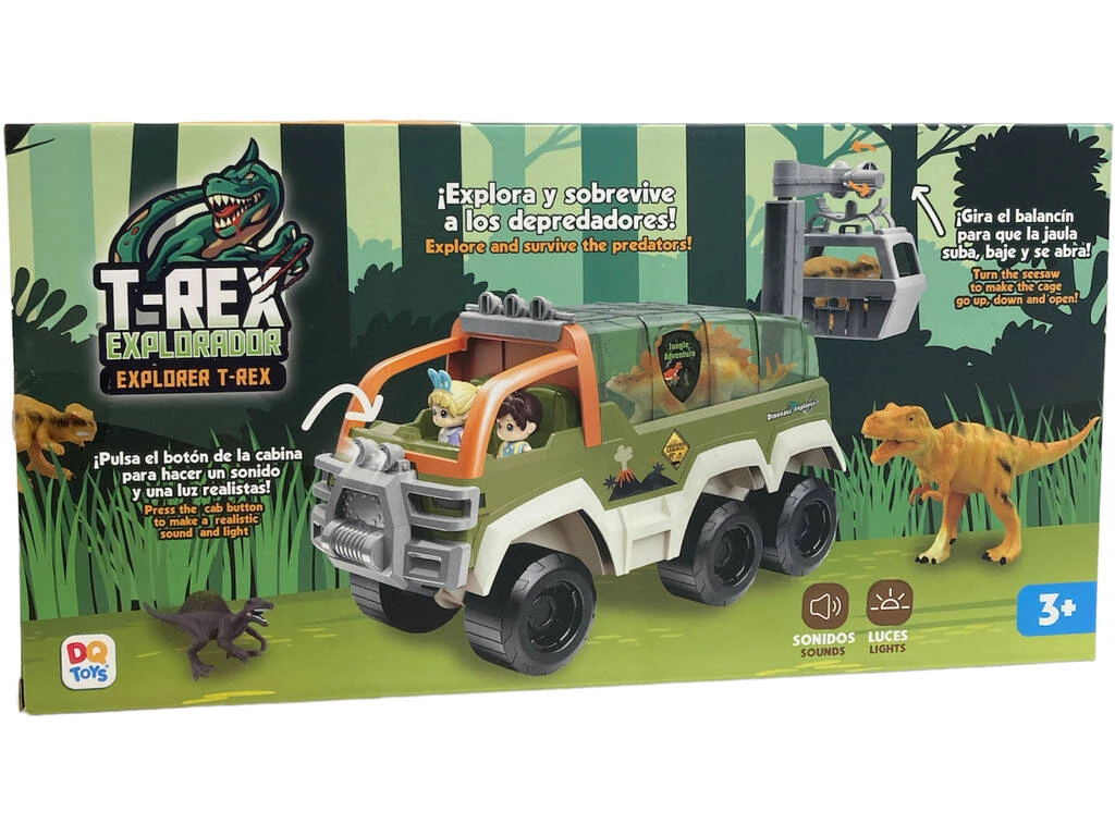 Furgoneta Explora Dinosaurios con Luces y Sonidos Furgoneta Explora Dinosaurios Con Luces Y Sonidos -Niños Juguetes Tienda 1999967888g01