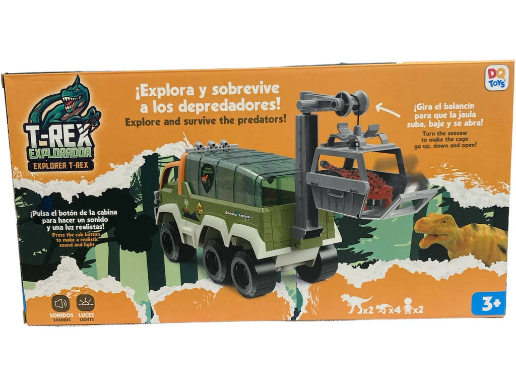 Furgoneta Explora Dinosaurios con Luces y Sonidos Furgoneta Explora Dinosaurios Con Luces Y Sonidos -Niños Juguetes Tienda 1999967888g03