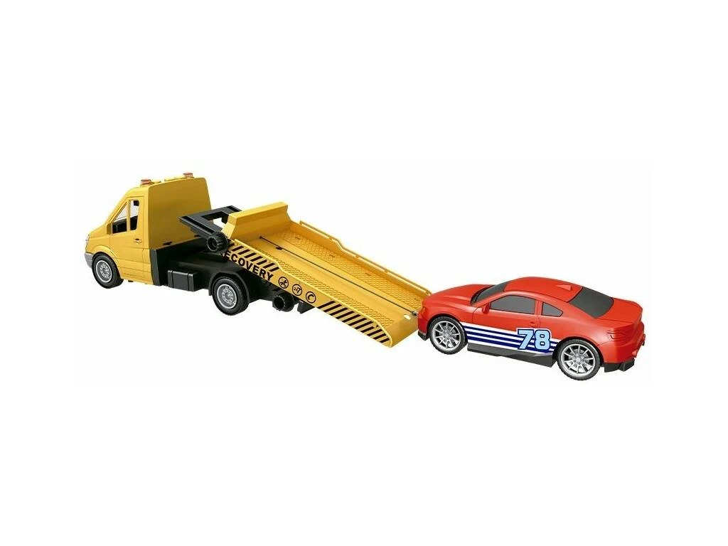 Vehículos Especiales Pack Grúa con Coche Rojo Vehículos Especiales Pack Grúa Con Coche Rojo -Niños Juguetes Tienda 1999967955g02