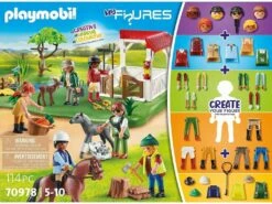 Playmobil My Figures Rancho De Caballo 70978 -Niños Juguetes Tienda 1999968195g02