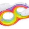 Flotador Hinchable Rainbow Dreams Double Swim Tube De 186x116 Cm. Bestway 43648 -Niños Juguetes Tienda 1999968380g00