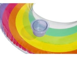 Flotador Hinchable Rainbow Dreams Double Swim Tube De 186x116 Cm. Bestway 43648 -Niños Juguetes Tienda 1999968380g12