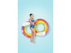 Flotador Hinchable Rainbow Dreams Double Swim Tube De 186x116 Cm. Bestway 43648 -Niños Juguetes Tienda 1999968380g15