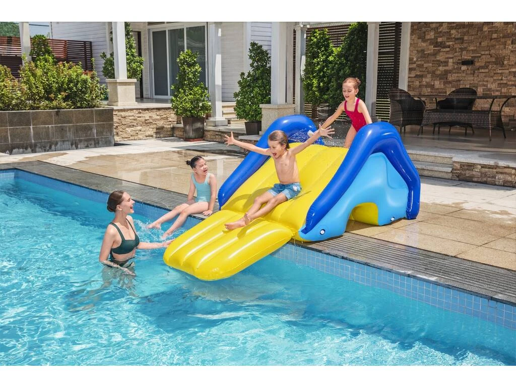 Tobogán Hinchable Giant Pool Water Slide de 247x124x100 cm. Bestway 52453 Tobogán Hinchable Giant Pool Water Slide De 247x124x100 Cm. Bestway 52453 -Niños Juguetes Tienda 1999968381g18