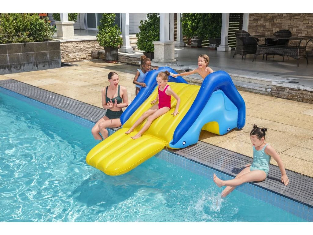 Tobogán Hinchable Giant Pool Water Slide de 247x124x100 cm. Bestway 52453 Tobogán Hinchable Giant Pool Water Slide De 247x124x100 Cm. Bestway 52453 -Niños Juguetes Tienda 1999968381g19
