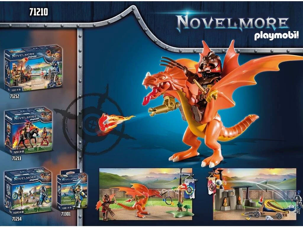 Playmobil Novelmore Vs Brunham Raiders Zona de Batalla 71210 Playmobil Novelmore Vs Brunham Raiders Zona De Batalla 71210 -Niños Juguetes Tienda 1999968580g02