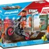 Playmobil Starter Pack Stunt Show Moto Con Pared De Fuego 71256 -Niños Juguetes Tienda 1999968597g00