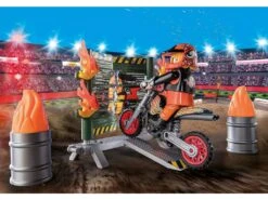Playmobil Starter Pack Stunt Show Moto Con Pared De Fuego 71256 4 Playmobil Starter Pack Stunt Show Moto Con Pared De Fuego 71256 -Niños Juguetes Tienda 1999968597g02
