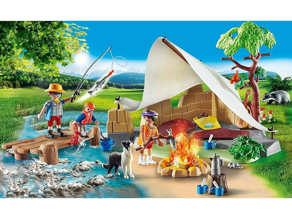 Playmobil Family Fun Familia de Acampada 70743 Playmobil Family Fun Familia De Acampada 70743 -Niños Juguetes Tienda 1999968742g01