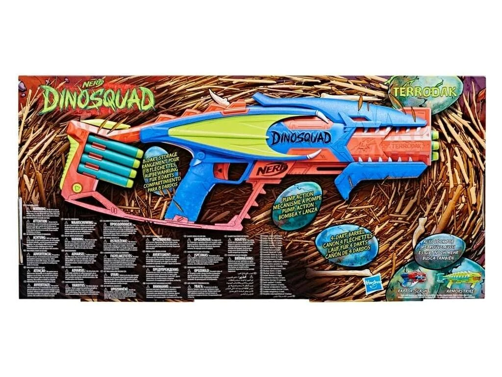 Nerf Dinosquad Terrodak Hasbro F6313 Nerf Dinosquad Terrodak Hasbro F6313 -Niños Juguetes Tienda 1999968862g02