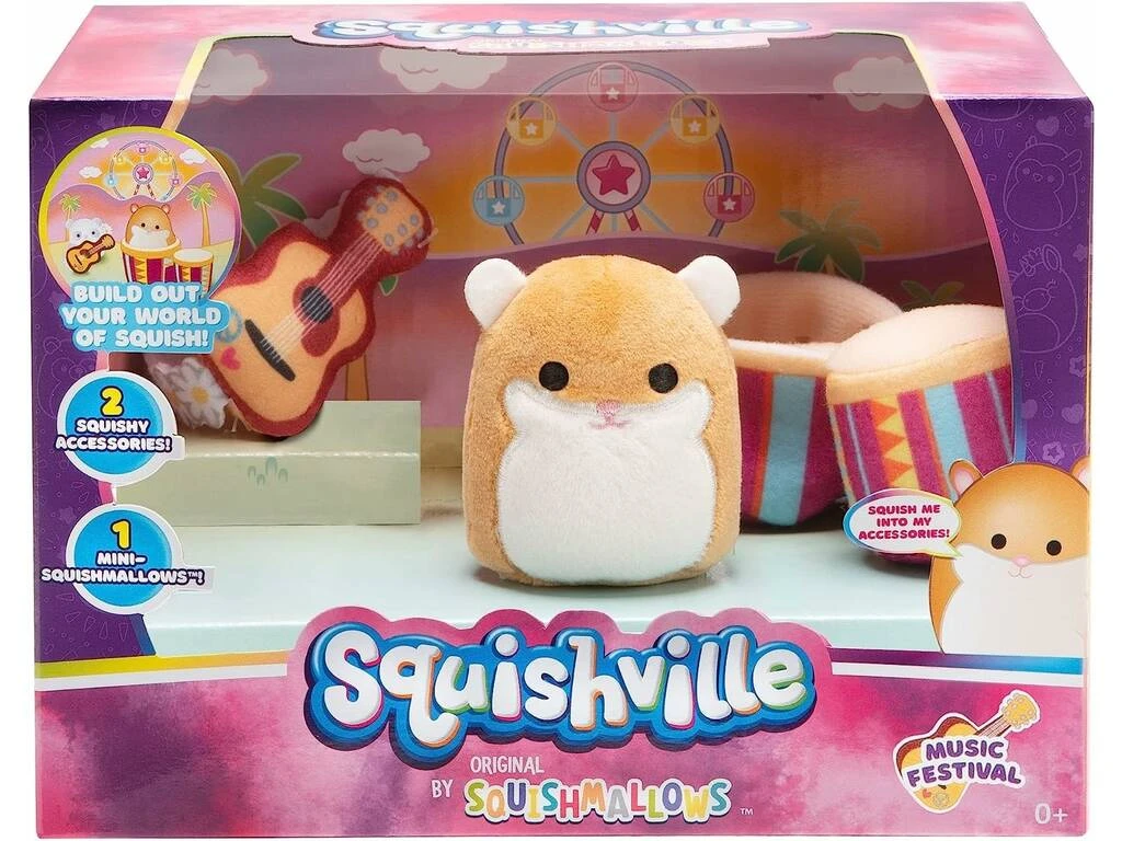 Squishmallows Squisville Pack Figura y 2 Accesorios Toy Partner SQM0057 Squishmallows Squisville Pack Figura Y 2 Accesorios Toy Partner SQM0057 -Niños Juguetes Tienda 1999969457g00