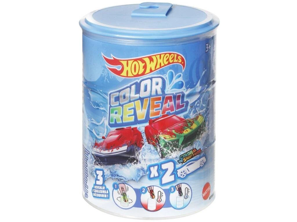 Hot Wheels Pack 2 Vehiculos Color Reveal Sorpresa Mattel HBN63 Hot Wheels Pack 2 Vehiculos Color Reveal Sorpresa Mattel HBN63 -Niños Juguetes Tienda 1999969820g00