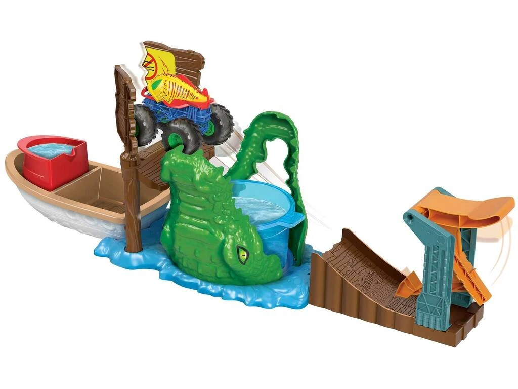 Hot Wheels Monster Trucks Color Shifters Ataque en el Pantano Mattel HGV14 Hot Wheels Monster Trucks Color Shifters Ataque En El Pantano Mattel HGV14 -Niños Juguetes Tienda 1999969839g02