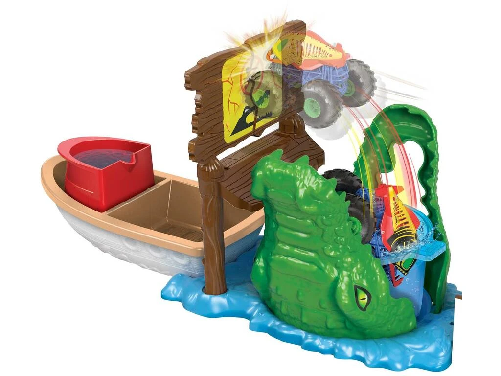 Hot Wheels Monster Trucks Color Shifters Ataque en el Pantano Mattel HGV14 Hot Wheels Monster Trucks Color Shifters Ataque En El Pantano Mattel HGV14 -Niños Juguetes Tienda 1999969839g03