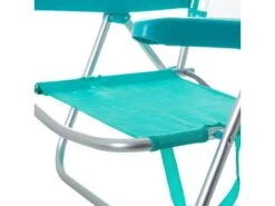 Silla De Playa Baja Plegable De Aluminio Color Agua Marina Aremar 70500 -Niños Juguetes Tienda 1999970735g02