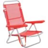 Silla De Playa Baja Plegable De Aluminio Color Roja Aremar 70537 1 Silla De Playa Baja Plegable De Aluminio Color Roja Aremar 70537 -Niños Juguetes Tienda 1999970738g00