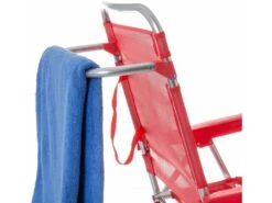 Silla De Playa Baja Plegable De Aluminio Color Roja Aremar 70537 -Niños Juguetes Tienda 1999970738g03