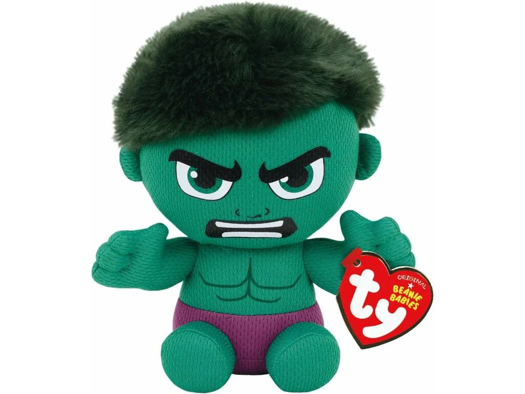 Peluche Hulk 15 cm. Original Beanie Babies TY 41191 Peluche Hulk 15 Cm. Original Beanie Babies TY 41191 -Niños Juguetes Tienda 1999970975g00