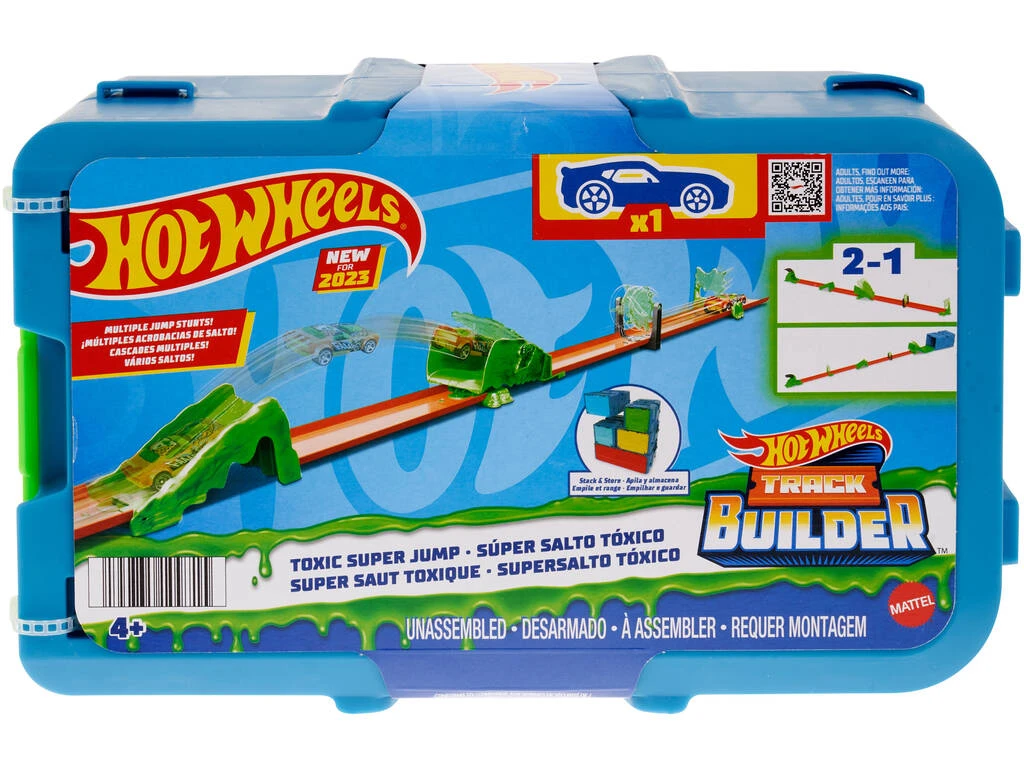 Hot Wheels Track Builder Pack Supersalto Tóxico Mattel HKX47 Hot Wheels Track Builder Pack Supersalto Tóxico Mattel HKX47 -Niños Juguetes Tienda 1999971052g00