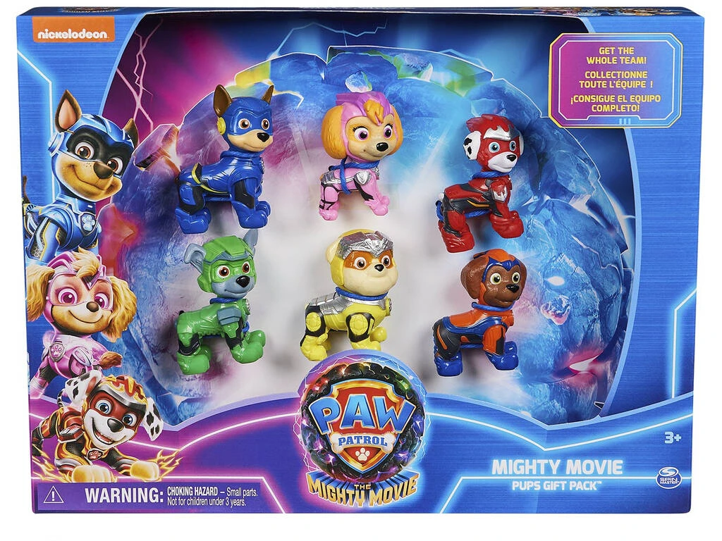 Patrulla Canina Mighty Movie Pack 6 Figuras de Spin Master 6067029 Patrulla Canina Mighty Movie Pack 6 Figuras De Spin Master 6067029 -Niños Juguetes Tienda 1999971199g00