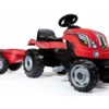 SMOBY Tractor Farmer XL Rojo Con Remolque -Niños Juguetes Tienda 22837g00