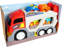 Camión Transporte De Juguete Con 4 Coches -Niños Juguetes Tienda 33088g02