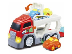 Camión Transporte De Juguete Con 4 Coches -Niños Juguetes Tienda 33088g03