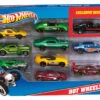 Hot Wheels Pack 10 Vehículos De Juguete Mattel 54886 -Niños Juguetes Tienda 41626g00