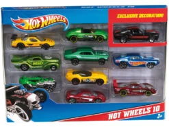 Hot Wheels Pack 10 Vehículos De Juguete Mattel 54886