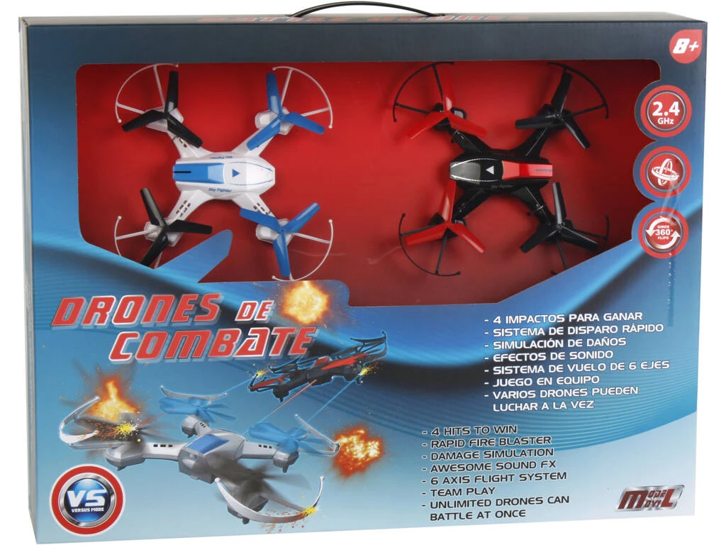 Radiocontrol Batalla 2 Minidrones Radiocontrol Batalla 2 Minidrones -Niños Juguetes Tienda 56046g01